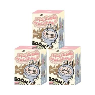 Imagem de Bonito Labubu Monster Blind Box Toy Kawaii Cardiac Macarone Figura Mod