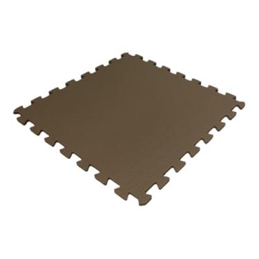 Imagem de Tatame Tapete EVA Loja da Maria 50x50x1cm 10mm Chocolate