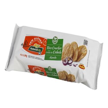 Imagem de Rice Cracker NaturalLife Sabor Creme de Cebola sem Gluten Vegano 84g
