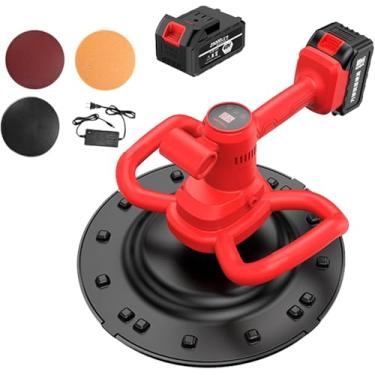 Imagem de Argamassa De Cimento Corete Espátula Elétrica Máquina De Alisamento De Superfície De Parede De Cimento De Alta Eficiência Polidor De Velocidade Ajustável Com 9 Velocidad, 1battery