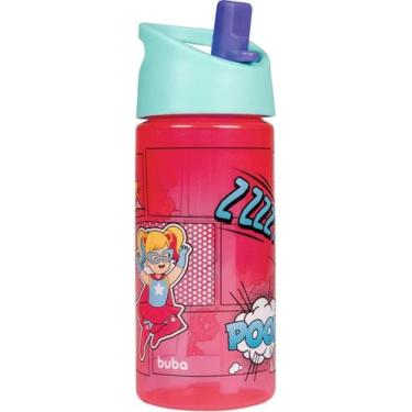 Imagem de Garrafinha Buba Super-Heroínas Rosa 380ml