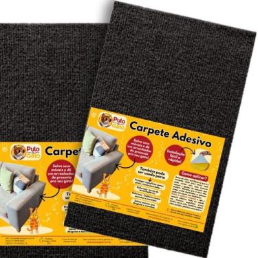 Imagem de Arranhador Adesivo Protetor Sofá Cama Premium - Pulo Du Gato, Preto, 1