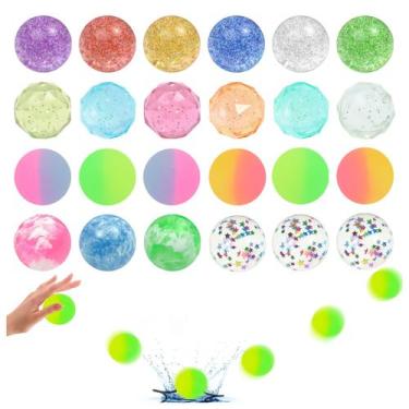 Imagem de Party Favors QYESQ Bouncy Balls Fidget Toys para crianças de 8 a 12 an