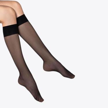 Imagem de Kit 6 Pares de Meias Fio 15 3/4 Com Elastano Loba Lupo 05540-001, Pret