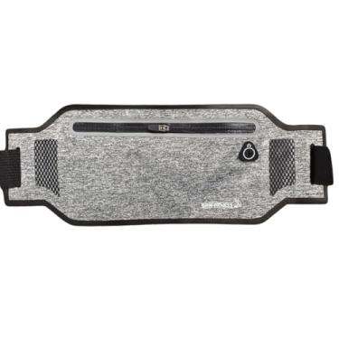 Imagem de Pochete Esportiva Slim BRN FITNESS – Lycra Impermeável, Corrida, Ciclismo, Trilha, Viagem, Doleira, Porta Documentos, Leve e Discreta, Alça Ajustável 40cm