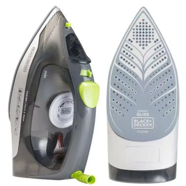 Imagem de Ferro De Passar 1200W Black Decker Ceramic Gliss Silver Green 110V