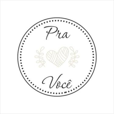 Imagem de Etiqueta Adesiva Personalizada Frase: Pra Você (50 und.) - PRONTO PRIN