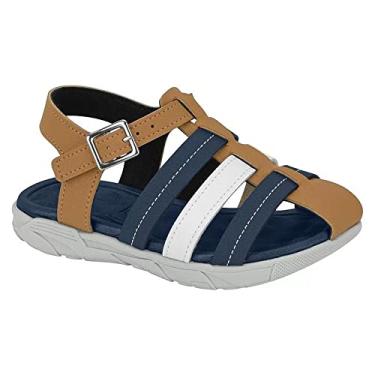 Imagem de SAPATO CASUAL BEBE DE USO COMUM C/SOLA SINT. CABEDAL SINT. CARAMELO 876/MARINHO 488/BRANCO 99 19
