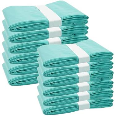 Imagem de Sacos de refil de lixo para gatos compatíveis com balde de areia Campeão de areia, verde, levemente perfumado, pacote com 12