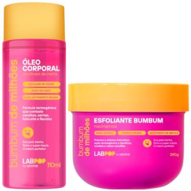 Imagem de Kit Bumbum De Milhoes Oleo Corporal Termogenico + Esfoliante Labotrat 240g