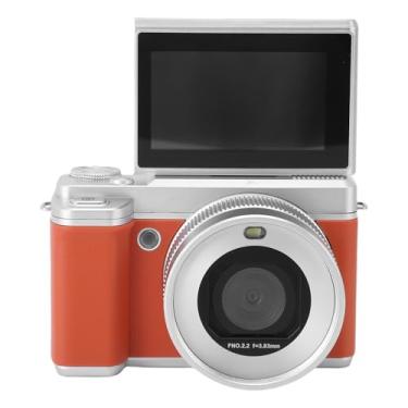 Imagem de Fockety Câmeras Digitais para Fotografia, 5k 80mp HD Lente Dual Flip Screen 18x Digital Zoom Autofocus WiFi Vlogging Câmera, Câmeras de Câmera de Vídeo Anti Shake de Vídeo para (Marrom)