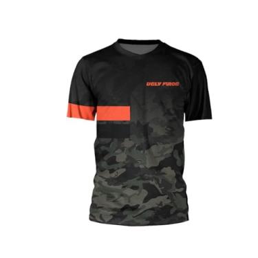 Imagem de UGLY FROG Camisetas masculinas de esportes motorizados, camisa de bicicleta de manga curta para motocicleta, motocross, BMX, Moto Mx, quadriciclo, andar fora da estrada