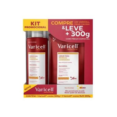 Imagem de Kit Varicell Nanointense Creme 300G + Refil 300G