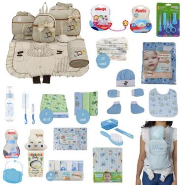 Imagem de Kit Bolsa de Maternidade 5 Peças + Saída maternidade + Enxoval Master 