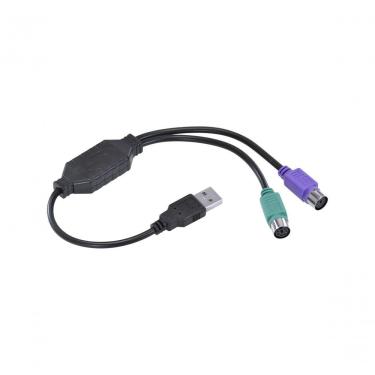 Imagem de Cabo Adaptador Ps2 Fêmea X Usb Macho 30 Cm - Usbps-2