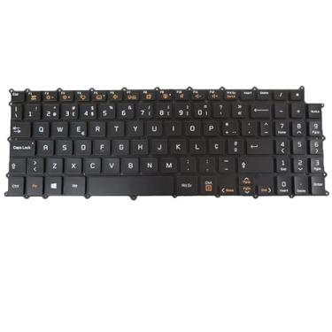 Imagem de Laptop com Teclado Retroiluminado para LG SG-A9740-2PA SN3870BU AEW73949818 Portugal PO Preto Sem Moldura Novo