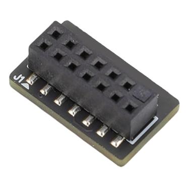 Imagem de Dpofirs Módulo TPM 2.0 Com 14 Pinos, TPM 2.0 Módulo de Segurança de Criptografia para Z590 H570 Q570 B560 H510 Series, X570 B550 A520 Series, X470 B450 Series