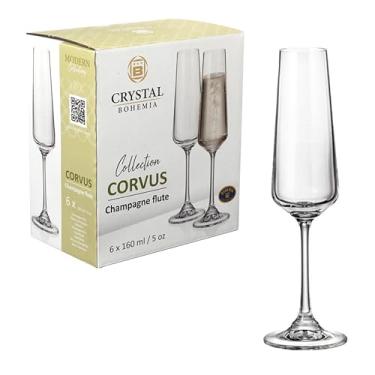 Imagem de Bohemia -Taça para champanhe de Cristal Corvus 160ml 6 peças