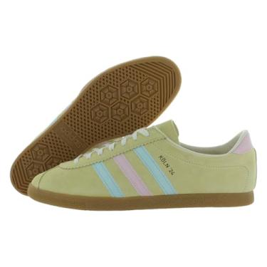 Imagem de adidas Koln 24 Tênis masculino, Quase amarelo/quase azul/rosa claro, 42