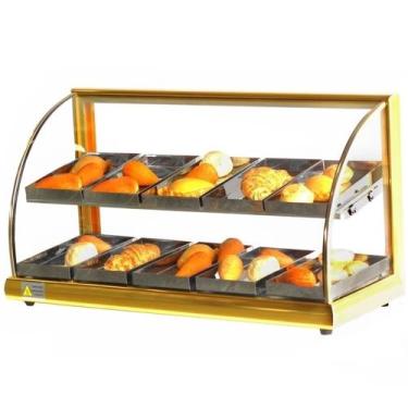 Imagem de AD10 - Estufa Alfa para salgados de 10 bandejas Dupla Dourada - 220V -