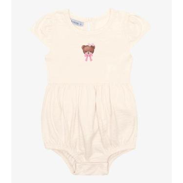 Imagem de Macaquinho Infantil Menina Trick Nick Bege, Bege, GG