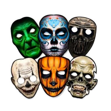Imagem de 36 Máscaras Monstros Enfeite Fantasia Halloween Terror