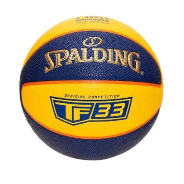 Imagem de Bola Basquete Spalding Tf-33 3x3 Fiba, Amarelo, Azul