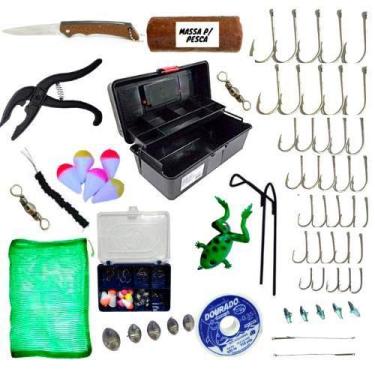 Imagem de Kit Pescaria Maleta Completa Acessórios Pesca - Sekyped