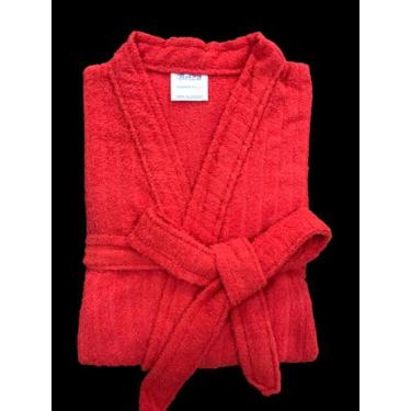 Imagem de Roupão de Banho Briza Atoalhado Adulto 100% Algodão Manga Curta (4008)