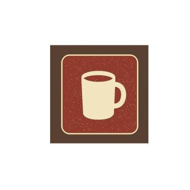 Imagem de Placas decorativas cafe caneca - 10x10 - MODA DO CHEF
