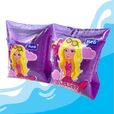 Imagem de Boia Braço Infantil Verão Piscina Rosa Menina Ótimo Presente - Wellmix