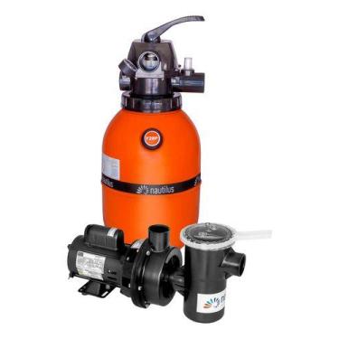 Imagem de Filtro e Bomba Para Piscina 19.000L Motor Weg Nautilus
