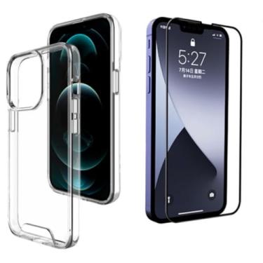 Imagem de Capa Para iPhone 13 Pro Space Acrilica + Película 3D