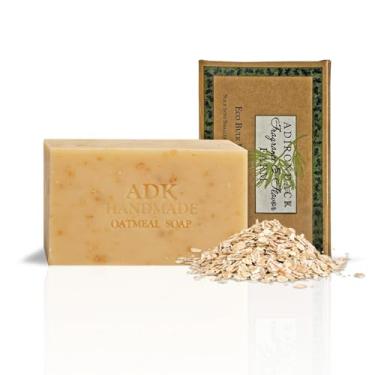 Imagem de Adirondack Fragrance & Flavor Farm ADK Sabonete natural de aveia 473 ml, sabonete corporal de azeite de oliva vegano feito à mão para pele seca e sensível, hidratante para homens, mulheres e bebês