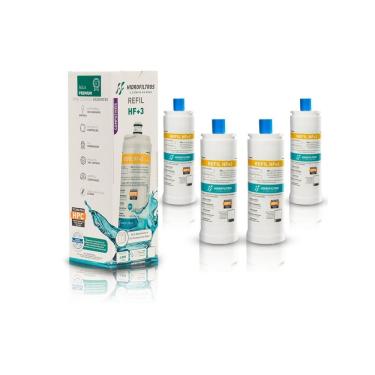 Imagem de Kit 4 Refil Hidrofiltros Compat Purificador Pfn Pdf Fr600 C3