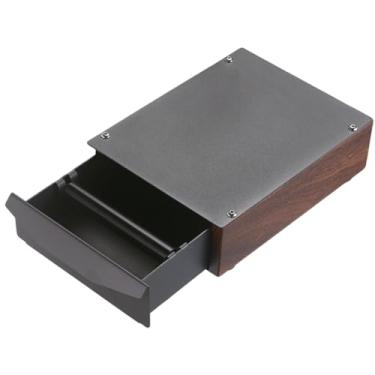 Imagem de SiaBiced Caixa de café expresso Walnut Knock, gaveta Knock Out com alça, gaveta de café Knock Out para casa