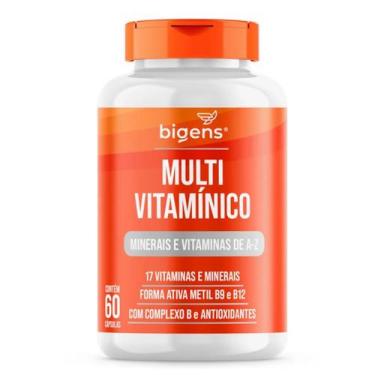 Imagem de Multivitamínico A-Z Bigens 60 Capsulas, Sem Sabor