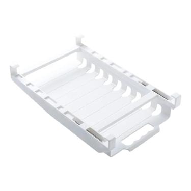 Imagem de ＫＬＫＣＭＳ Prateleira de gaveta removível, organizador de armazenamento suspenso, bandeja de trilho de gaveta, planejador de refeições para alimentos, frutas,