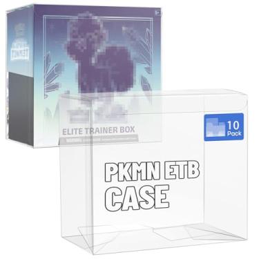 Imagem de 10 Pack Clear PKMN ETB Protector Case, PKMN Elite Trainer box Protector, PET Plastic Display Box Protector for Collectors Gifts Elite Trainer Boxes - 0.5mm Thick (Pack of 10)