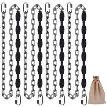 Imagem de Swing Chains Dakzhou 4 em aço inoxidável com capacidade de 1000 libras