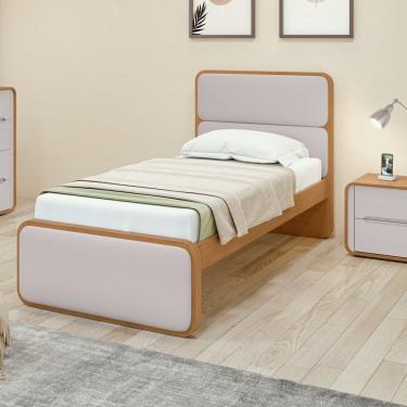 Imagem de Cama Solteiro 90cm em MDF Loop Lopas
