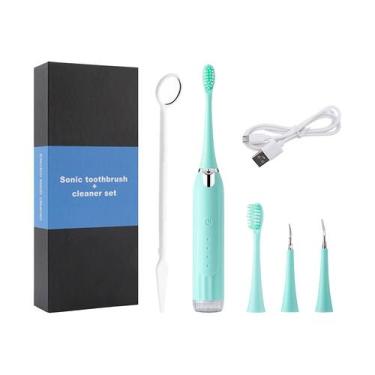 Imagem de Escova de dentes elétrica Limpador de dentes de dente Recarregável Sma