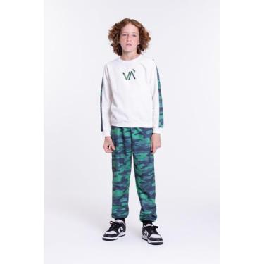 Imagem de Conjunto Moletom Infantil Militar Off White - Vida Costeira, 2, Off wh