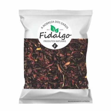 Imagem de Hibisco Chá Desidratado Com Laudo De Qualidade 500g 300g - Fidalgo Nat