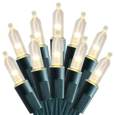 Imagem de Luzes de corda de Natal FUNPENY 64m 200LED 8 modos de branco quente