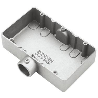 Imagem de Condulete triplo 3/4" tipo "ET" - sem tampa / sem rosca / sem pintura 
