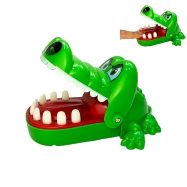 Imagem de Crocodilo Jacaré Morde Dedo Brinquedo Divertido Desafio Mordida