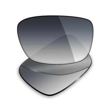 Imagem de Mryok Lentes de reposição UV400 para óculos de sol Oakley Drop Point OO9367, HD Polarized, proteção UV, resistente a impactos e ajuste perfeito - Cinza degradê