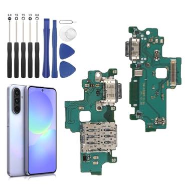 Imagem de Substituição da porta de carregamento YHX-US para Samsung Galaxy A36 5G/A366U/A366U1 USB Dock Connector Flex Cable Substituição de microfone para Galaxy A36 5G A366U com chaves de fenda