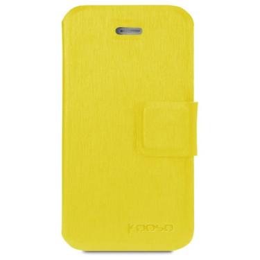 Imagem de Kooso - Capa de poliuretano para Apple iPhone 4/4S - Koka Book - (Amarelo) - KOAPIP4SEB1YW